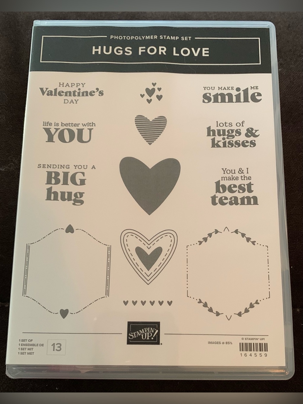 Stampin' Up! Hugs for Love Photopolymer Stamp Set